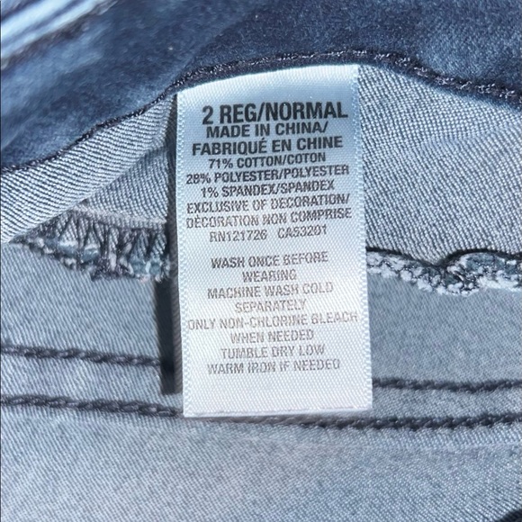 Aeropostale Women’s High Waisted Denim Jeggings Skinny Jeans Size 2 - Picture 7 of 7